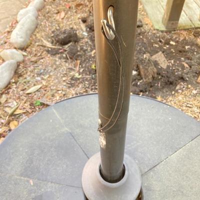 LOT 66: Large Adjustable Folding Patio Umbrella