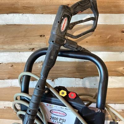 LOT 68: Simpson 2800 PSI Gas Pressure Washer with Honda Motor