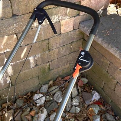 LOT 71: Garden Tools Including Pole Saw, Scotts Grass Seeder/Spreader, and Lopper
