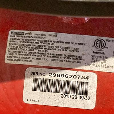 LOT 72: Craftsman Maintenance-Free 6 Gallon Pump