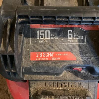 LOT 72: Craftsman Maintenance-Free 6 Gallon Pump