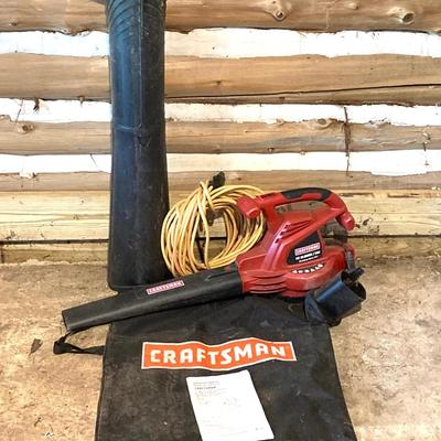 LOT 74: Craftsman Electric Leaf Blower with Cord
