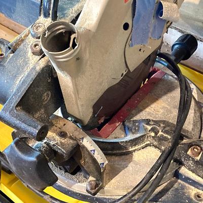 LOT 75: Ryobi Electric Compound Miter Saw, and an Electric Skil Saw