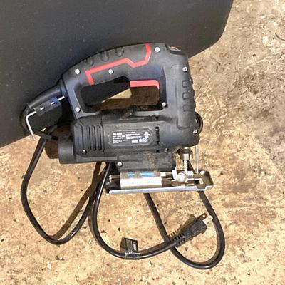 LOT 77: DEP Portable Tile Saw, Drill Master Circular Saw , Hyper Tough Jigsaw and Two (2) Hand Saws