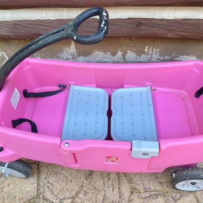 LOT 78: Step 2 Pink Children’s Two Seat Wagon