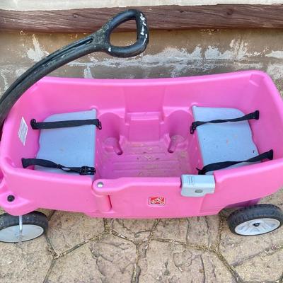 LOT 78: Step 2 Pink Children’s Two Seat Wagon