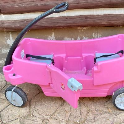 LOT 78: Step 2 Pink Children’s Two Seat Wagon