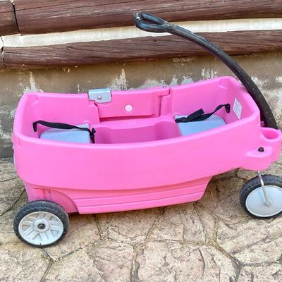LOT 78: Step 2 Pink Children’s Two Seat Wagon