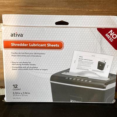 LOT 79: Office Collection - Ativa Paper Shredder, Vornado Fan and Sterlite Storage Cabinet