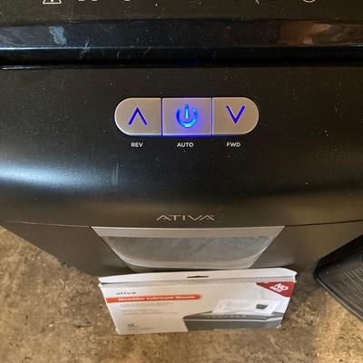 LOT 79: Office Collection - Ativa Paper Shredder, Vornado Fan and Sterlite Storage Cabinet