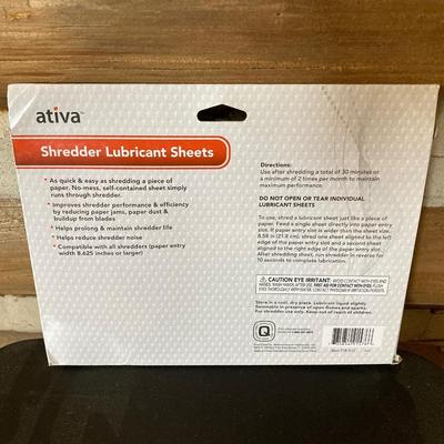 LOT 79: Office Collection - Ativa Paper Shredder, Vornado Fan and Sterlite Storage Cabinet