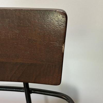 LOT 83: Set of Two (2) Crate & Barrel Easton Swivel Bar Stools