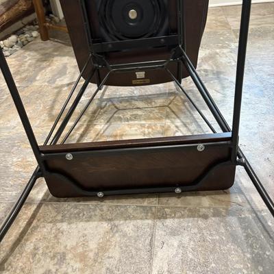 LOT 83: Set of Two (2) Crate & Barrel Easton Swivel Bar Stools