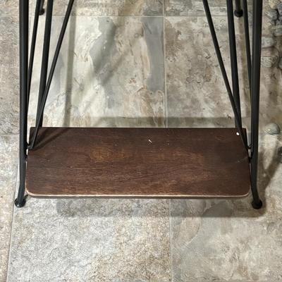 LOT 83: Set of Two (2) Crate & Barrel Easton Swivel Bar Stools