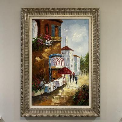 LOT 85: Framed and Signed Home Decor Painting