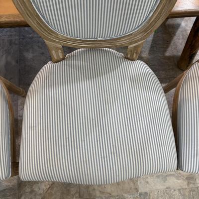 LOT 87: Upholstered Country Chairs (5)