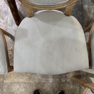 LOT 87: Upholstered Country Chairs (5)