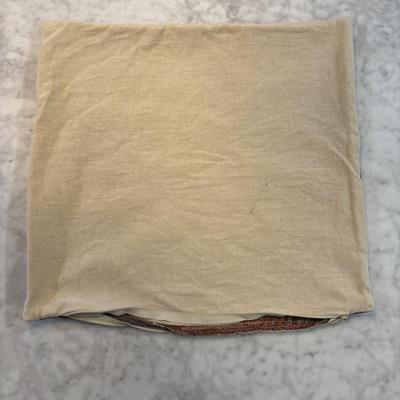 LOT 88: Dressed Stag Tapestry Pillow Covers & Accent (2) Pillows