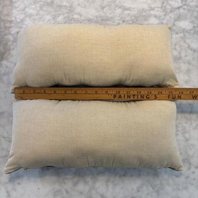 LOT 88: Dressed Stag Tapestry Pillow Covers & Accent (2) Pillows