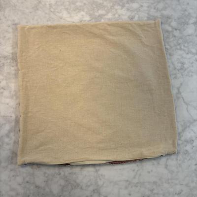 LOT 88: Dressed Stag Tapestry Pillow Covers & Accent (2) Pillows