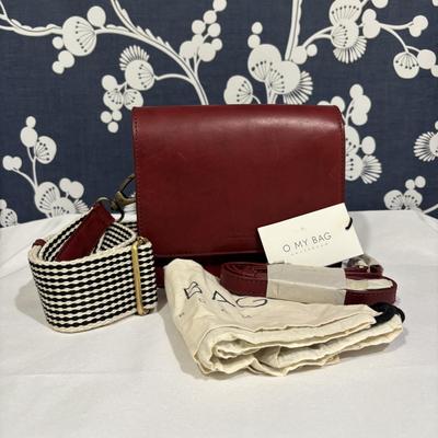 LOT 92: O My Bag Sustainable Leather Brown Purse with Organic Cotton Lining and Storage Bag