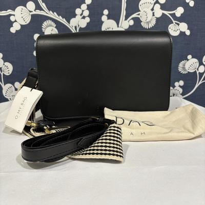 LOT 94: O My Bag Amsterdam Black Leather Purse with Storage Bag