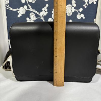 LOT 94: O My Bag Amsterdam Black Leather Purse with Storage Bag