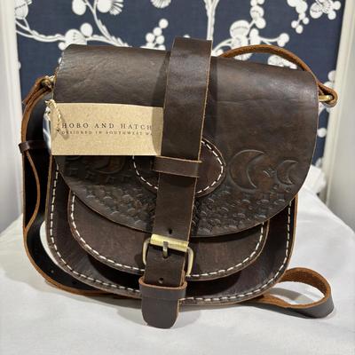 LOT 95: Hobo and Hatch Southwestern Style Leather Purse with Tag