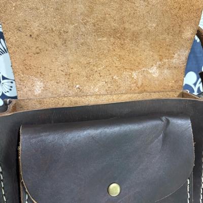 LOT 95: Hobo and Hatch Southwestern Style Leather Purse with Tag