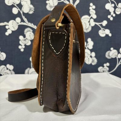 LOT 95: Hobo and Hatch Southwestern Style Leather Purse with Tag