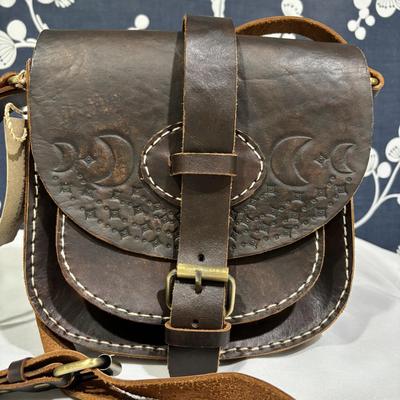 LOT 95: Hobo and Hatch Southwestern Style Leather Purse with Tag