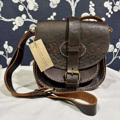 LOT 95: Hobo and Hatch Southwestern Style Leather Purse with Tag