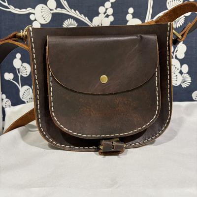 LOT 95: Hobo and Hatch Southwestern Style Leather Purse with Tag