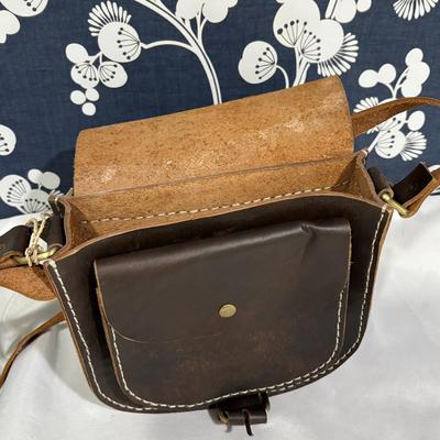 LOT 95: Hobo and Hatch Southwestern Style Leather Purse with Tag