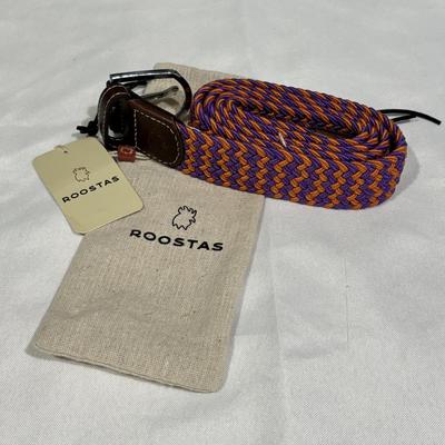 LOT 96: Pretty Simple Denim Bag with Fringes, Roostas Woven Belt with Bag and Fashion Jewelry and Accessories all with Tags,