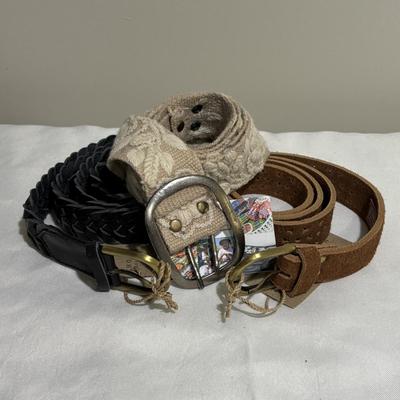 LOT 100: Assortment of Fashion Belts by Hobo and Hatch and Smitten