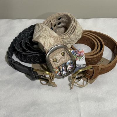 LOT 100: Assortment of Fashion Belts by Hobo and Hatch and Smitten