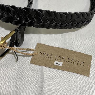 LOT 99: Set of Three (3) Leather Belts by Hobo and Hatch