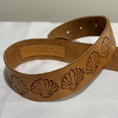 LOT 99: Set of Three (3) Leather Belts by Hobo and Hatch