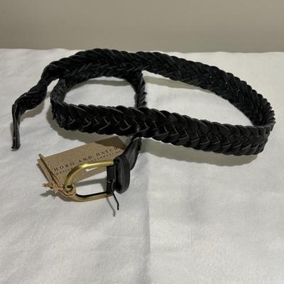 LOT 99: Set of Three (3) Leather Belts by Hobo and Hatch