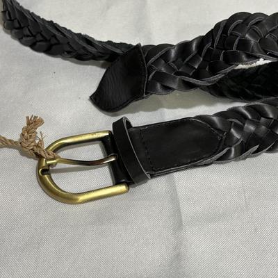 LOT 99: Set of Three (3) Leather Belts by Hobo and Hatch