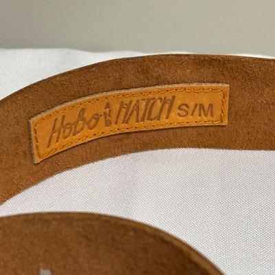 LOT 99: Set of Three (3) Leather Belts by Hobo and Hatch