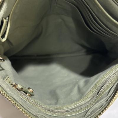 LOT 101: Tory Burch Leather and Cloth Purse and Ava Rose Green Clutch Bag