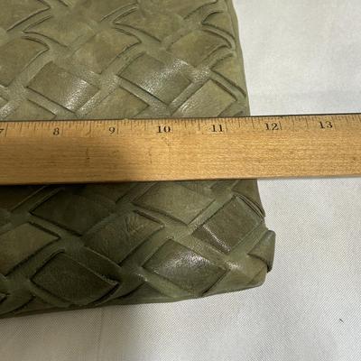 LOT 101: Tory Burch Leather and Cloth Purse and Ava Rose Green Clutch Bag