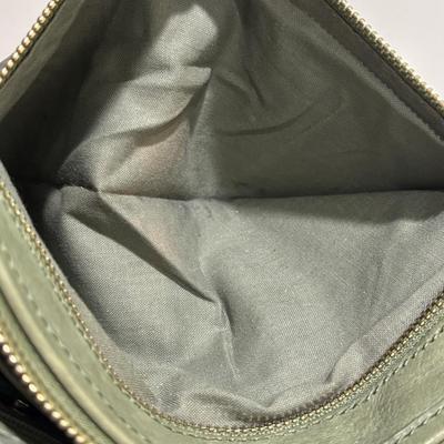 LOT 101: Tory Burch Leather and Cloth Purse and Ava Rose Green Clutch Bag