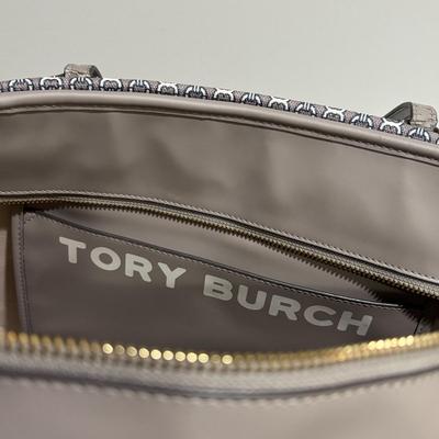 LOT 101: Tory Burch Leather and Cloth Purse and Ava Rose Green Clutch Bag
