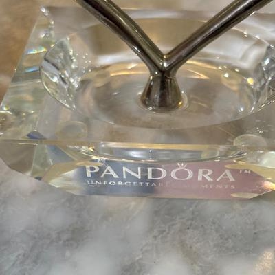 LOT 102: Fashion Jewelry Many with Tags, Jewelry Display Stand, Purse Holders, Pandora Ring Holder