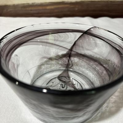 LOT 105: Four (4) Piece Ceramic Condiment / Relish Dish with Metal Rack, Crate & Barrel Marbles Compote and More