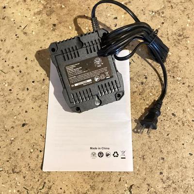 LOT 110: Pneumatic Air Nail Gun, Max Lander Battery Power Cordless Hedge Trimmer, and Electric Paint Spray Gun