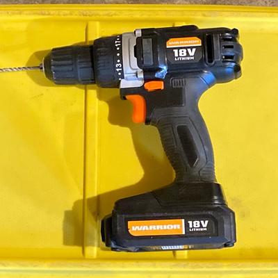 LOT 112: Tool Collection - Drills (Black & Decker, Warrior and Drill Master), Tool Set with Case and Assorted Drill Bits / Tools and...